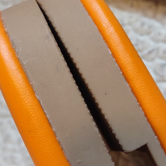 A. New Day Size 10 Orange Carissa  Braided Flat Slide In Sandals - Picture 11 of 11